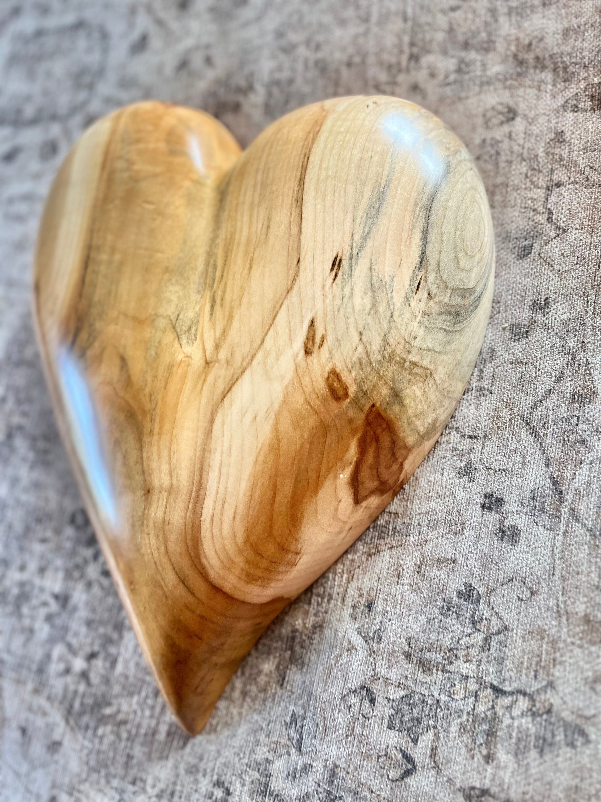 3 D heart wooden sculptures white poplar Wood Anniversarie gift 20th anniversary wood Art birthday gift Mother’s Day gift wall hanging
