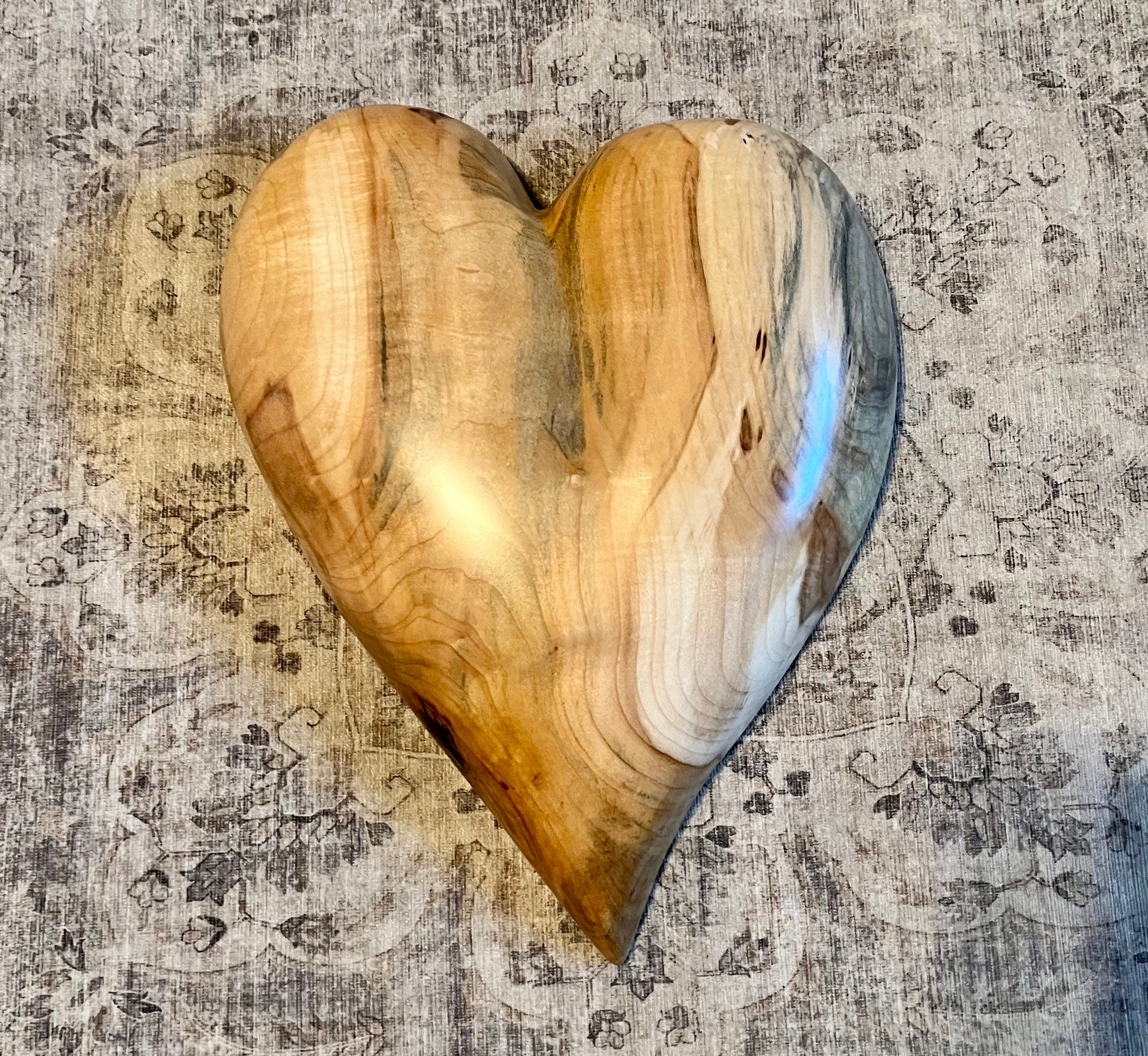 3 D heart wooden sculptures white poplar Wood Anniversarie gift 20th anniversary wood Art birthday gift Mother’s Day gift wall hanging