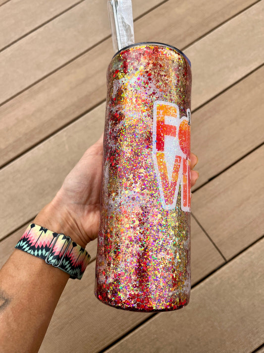 Fall Vibes Pumpkin Spice Tumbler Halloween Tumbler Fall Tumbler Halloween Trick or Treat Epoxy Glitter Halloween Tumbler Fall Tumbler 30oz.