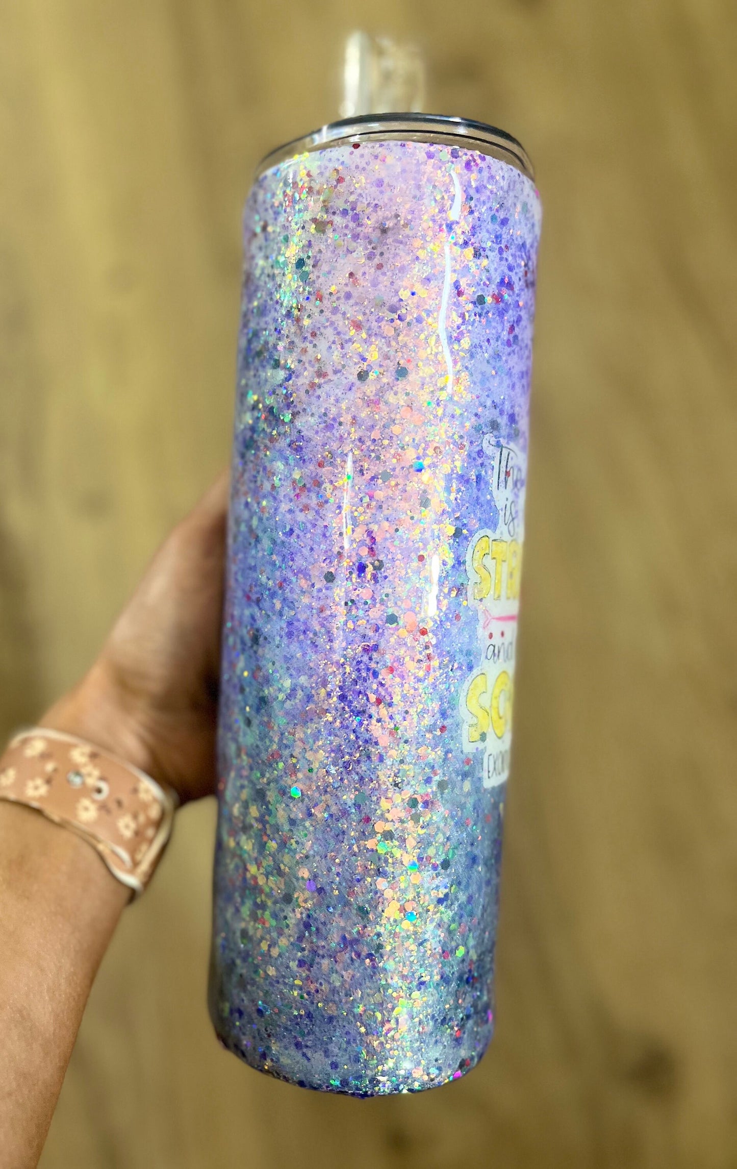 The Joy Of The Lord Is My Strength Tumbler 30oz.  Handmade Tumbler Epoxy Coffee Lover Coffee Cup Iced Coffee Cup Coffee Gifts Coffee Decor