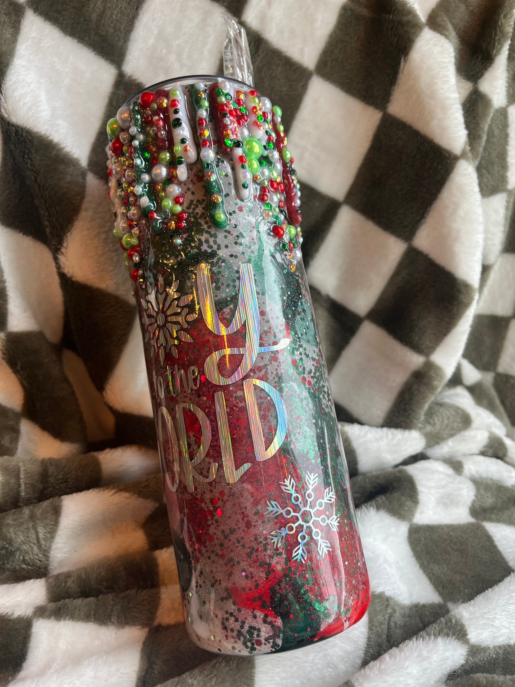 Merry and Bright Christmas Tumbler Epoxy Tumbler Christmas Gifts Christmas Coffee Cup Coffee Gifts Christmas Decor Merry Christmas Tumbler