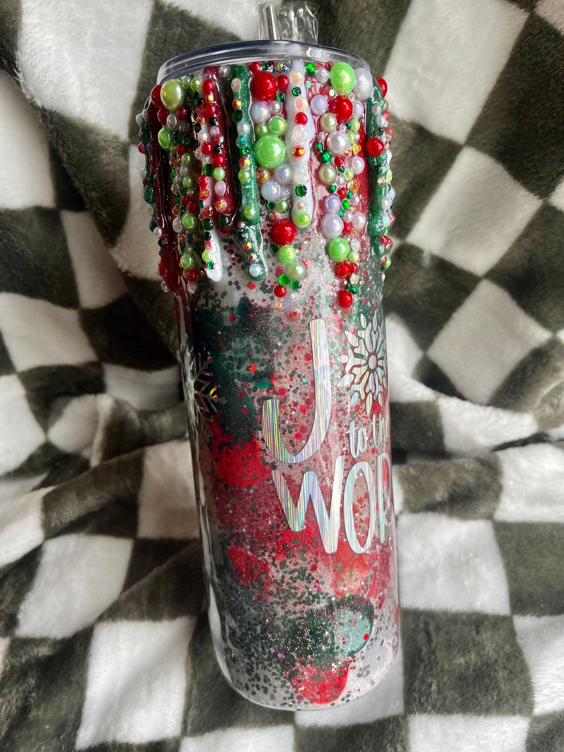 Merry and Bright Christmas Tumbler Epoxy Tumbler Christmas Gifts Christmas Coffee Cup Coffee Gifts Christmas Decor Merry Christmas Tumbler