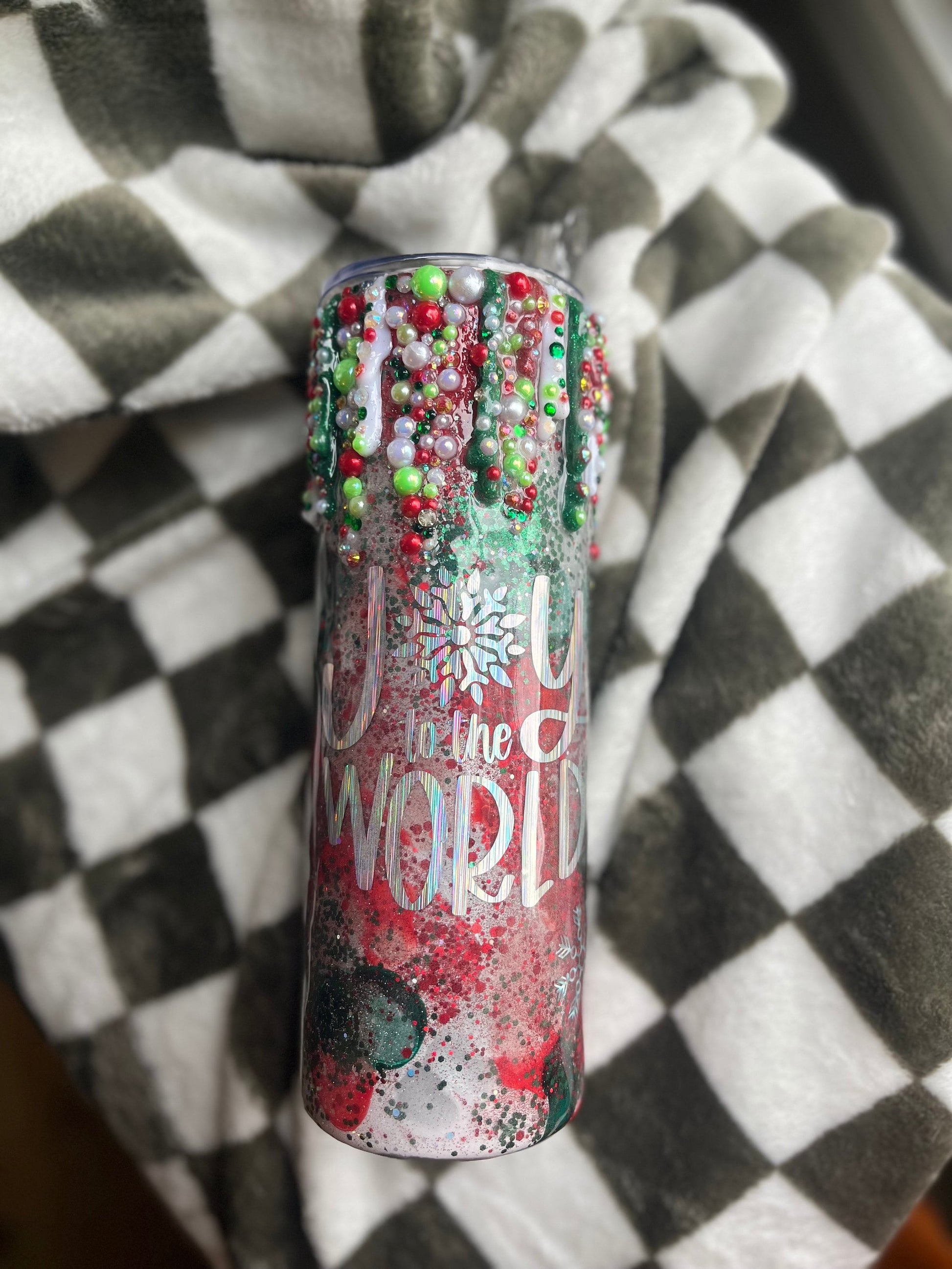 Merry and Bright Christmas Tumbler Epoxy Tumbler Christmas Gifts Christmas Coffee Cup Coffee Gifts Christmas Decor Merry Christmas Tumbler