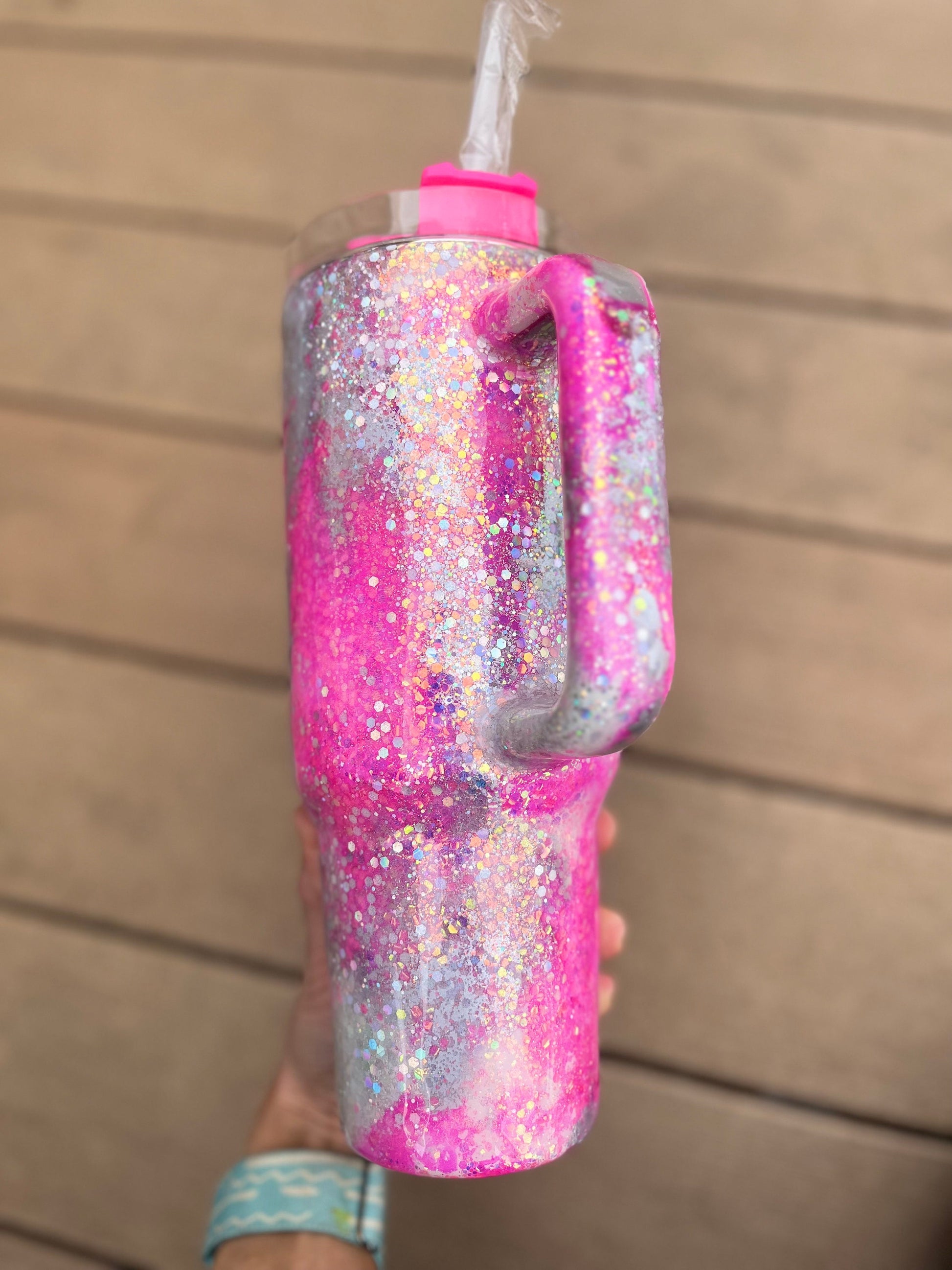 Grandma rhinestone Tumbler rhinestones glass rhinestones Tumbler with Handle cup with handle mamaws house Pink Glitter Tumbler With Handle